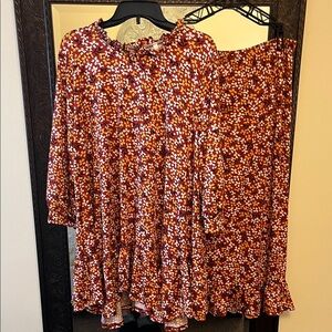 Celeste Multicolor Floral 2 pc outfit